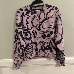 Tanya Taylor XS sweatshirt. Purple and navy